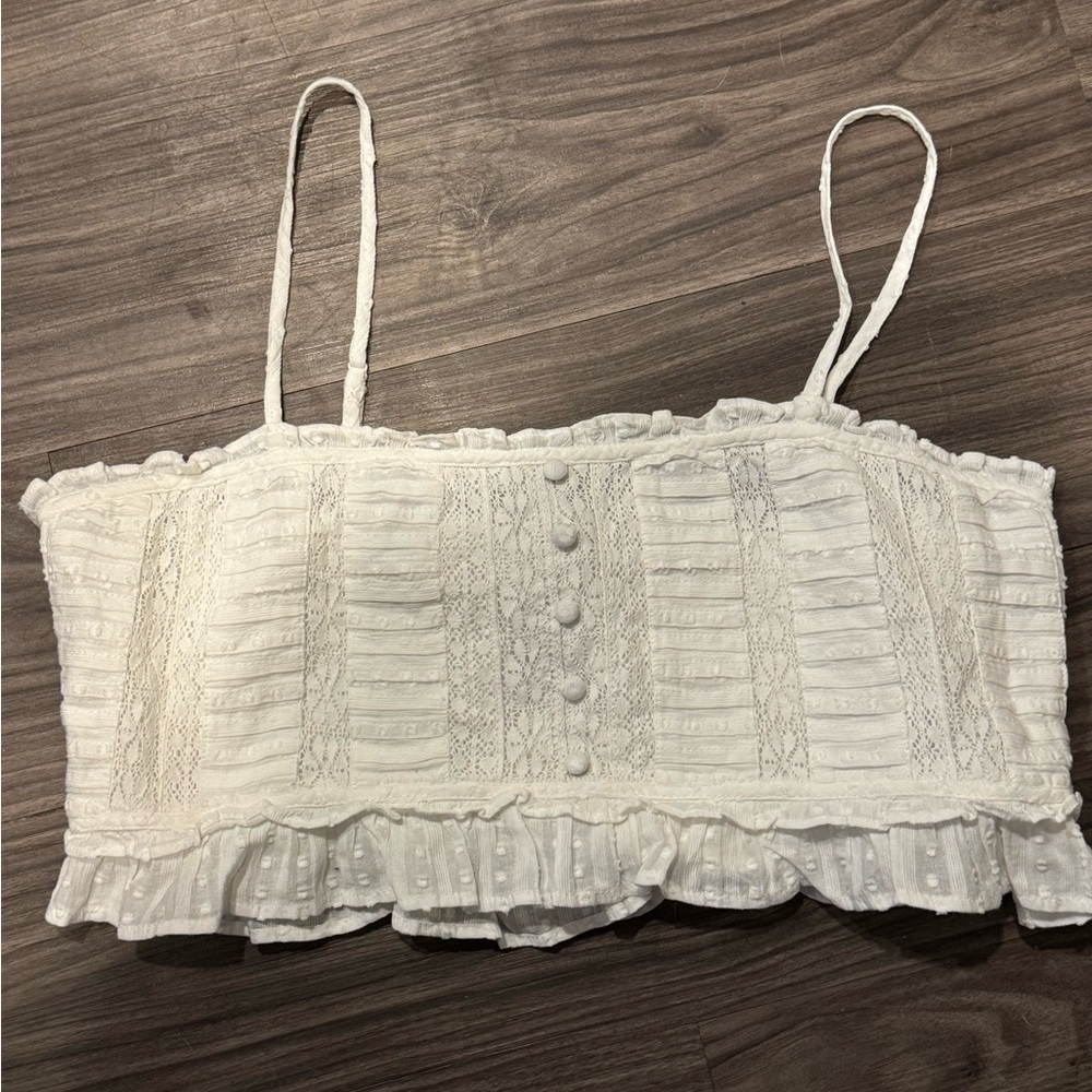 AMERICAN EAGLE Bralette Lace Top XL NWT – Boho Chic & Trendy!